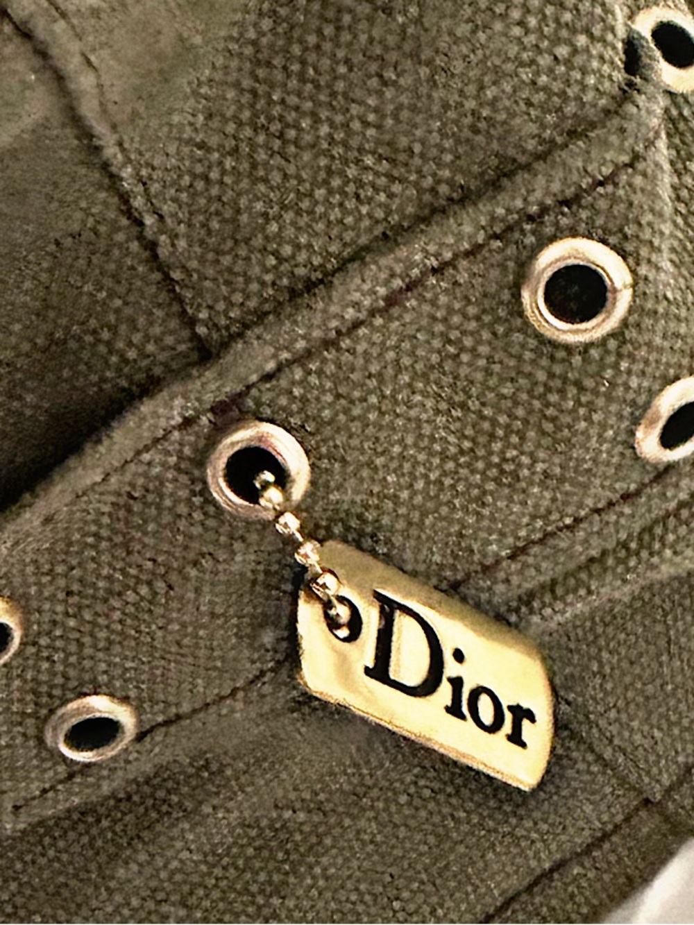 Authentic Dior Galliano 02 SS Street-Chic Pouch Hat - Picture 6 of 9